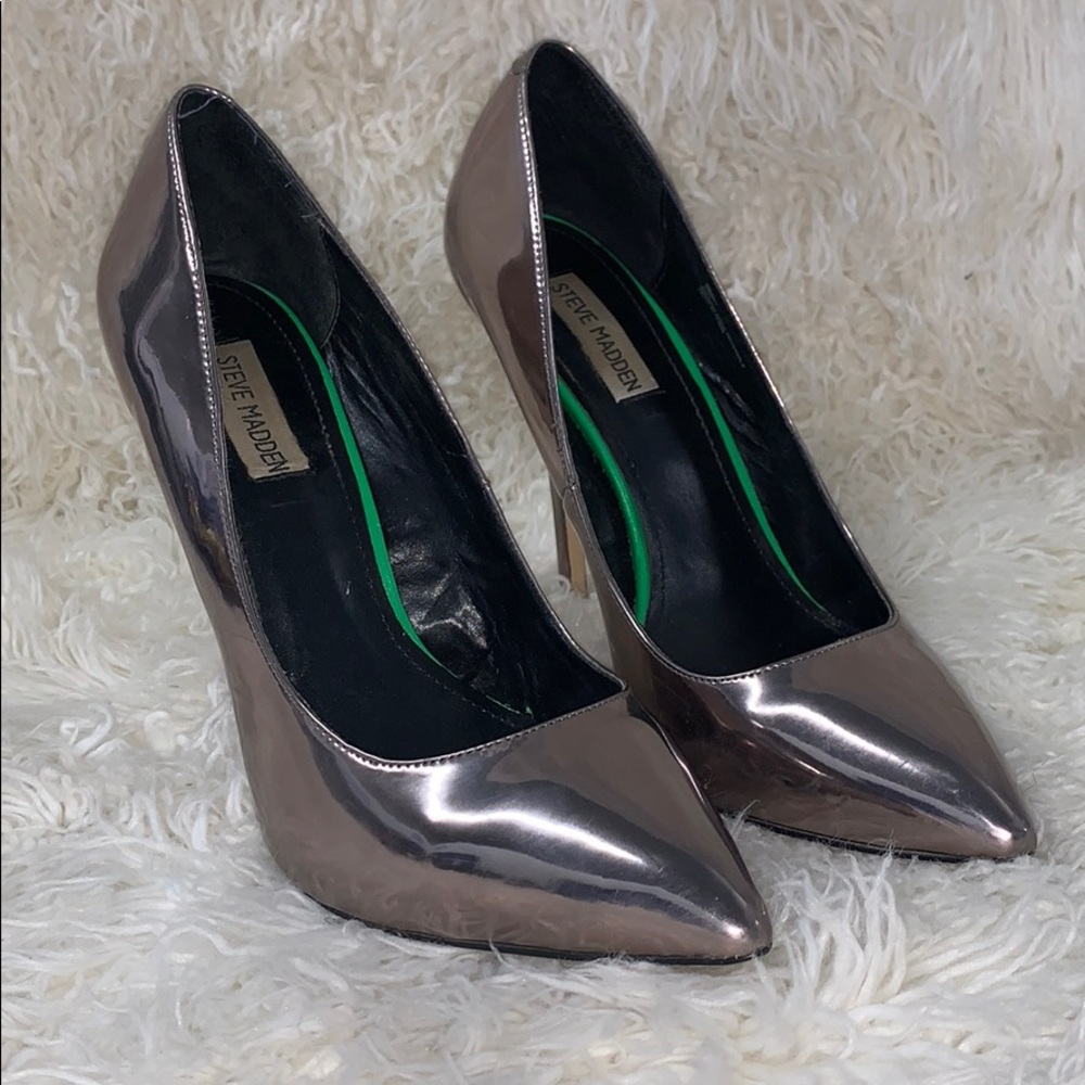 Steve Madden Metallic Heels